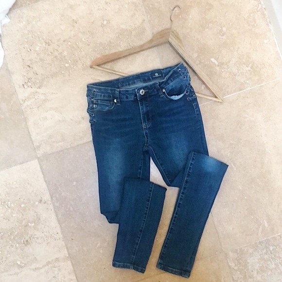 Ag Adriano Goldschmied Other - Ag KIDS Adriano Goldschmied Peek- A-Boo Hearts Girls Jeans size 14 Skinny